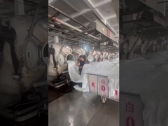 জিয়ারুই টেক্সটাইল কোম্পানির নিজস্ব ফ্যাব্রিক কারখানার উৎপাদন প্রক্রিয়াটির দৃশ্যায়ন